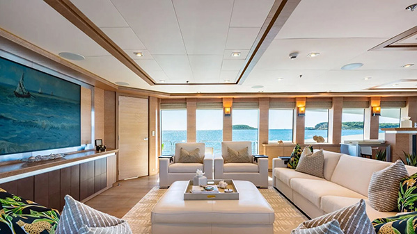 Norma Jean yacht interior