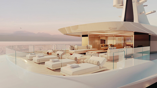 Feadship Reveals “Etherea” — A 76-Metre Expression of Residential Yachting 8 Etherea deck concept