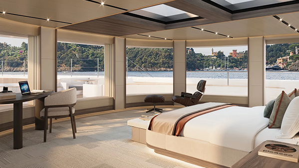 Feadship Reveals “Etherea” — A 76-Metre Expression of Residential Yachting 7 Etherea suite