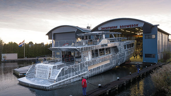 Feadships BN 718 Aluminium Hull Launched 2